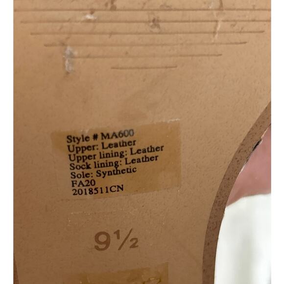 Madewell Women’s 9.5 Hollie Snake Embossed Leather Ankle Strap Sandals - Picture 8 of 8